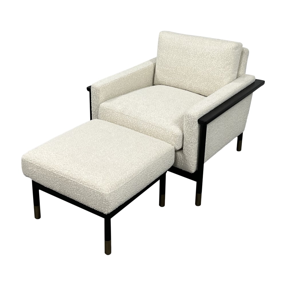 Interior Define Jason Wu Petite Accent Chair and Ottoman | 57% Off | Kaiyo