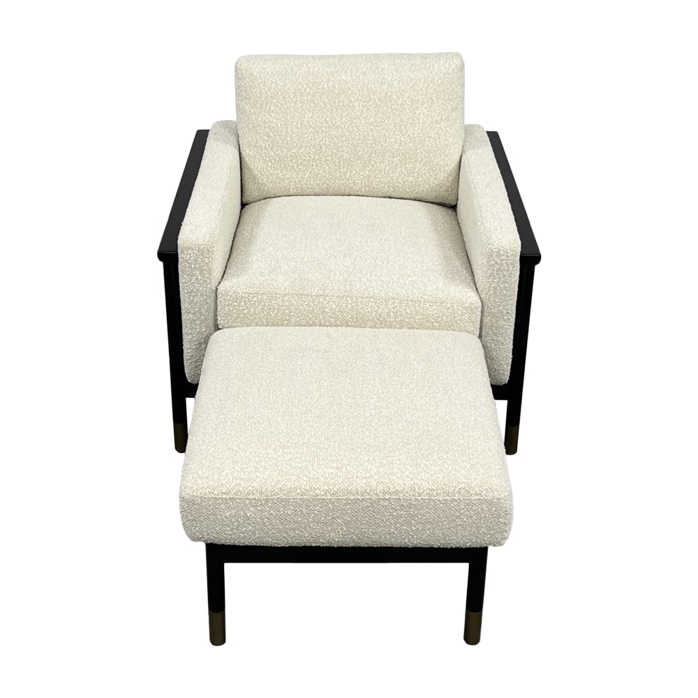 Interior Define Jason Wu Petite Accent Chair and Ottoman | 57% Off | Kaiyo