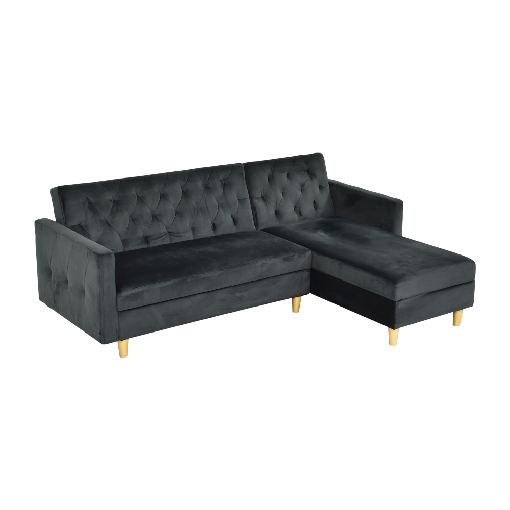 Dorel Home Products Tufted Sectional Futon with Storage | 43% Off | Kaiyo