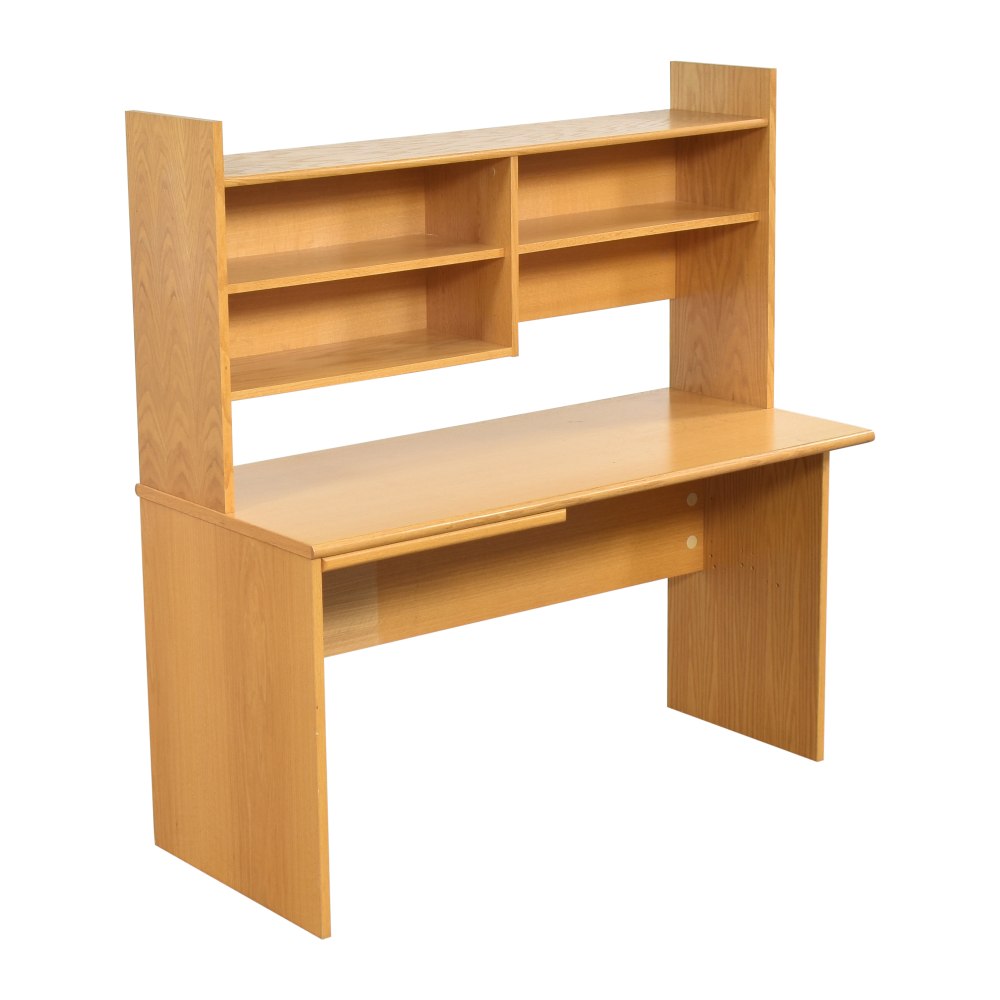 Workbench Home Office Desk and Hutch | 45% Off | Kaiyo