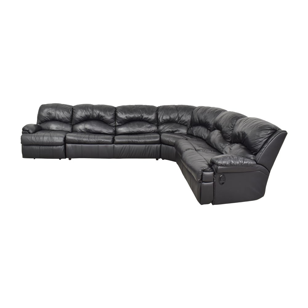 Klaussner Modern Reclining Sleeper Sectional | 71% Off | Kaiyo