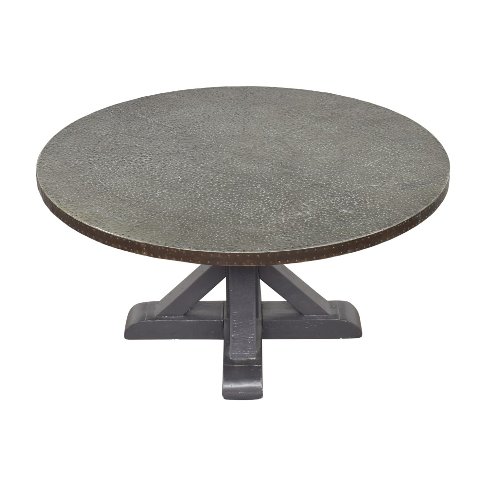 Lillian August Hammered Round Dining Table | 55% Off | Kaiyo