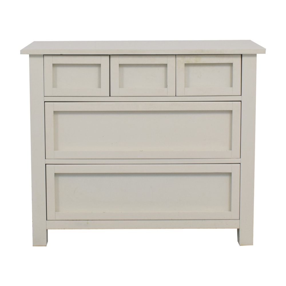 Pottery Barn Pottery Barn Kids White Five-Drawer Dresser dimensions