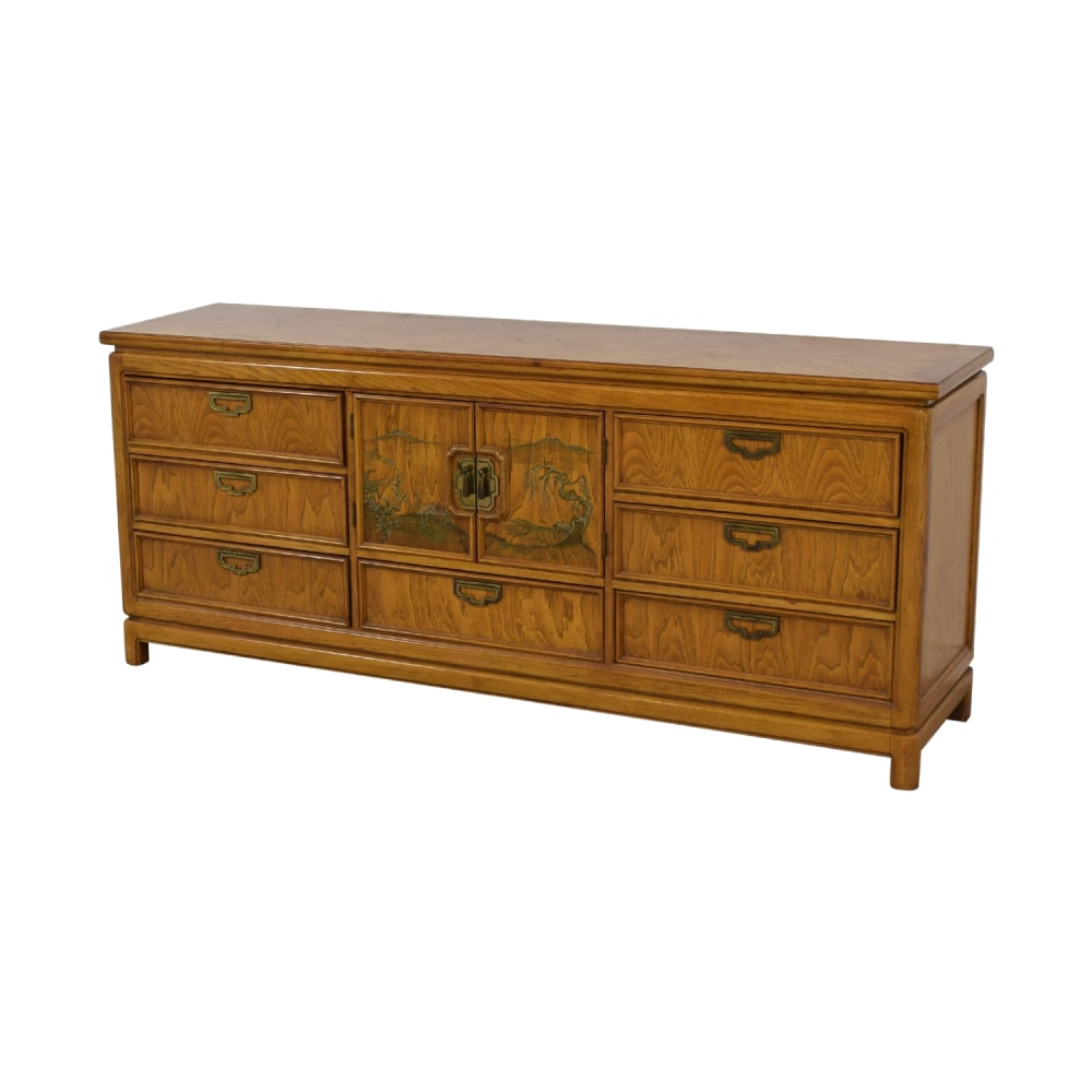 buy Thomasville Wood Nine-Drawer Dresser Thomasville Storage