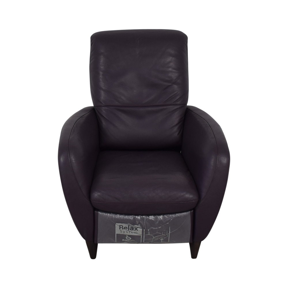 Italsofa by Natuzzi Natuzzi Italsofa Purple Recliner used