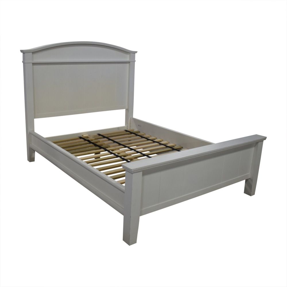 Pottery Barn Pottery Barn White Farmhouse Queen Platform Bed Frame Beds