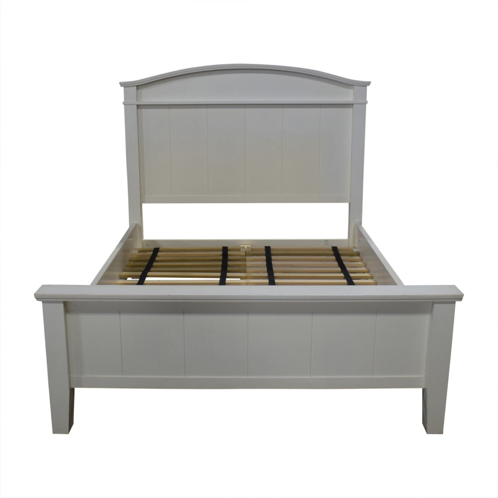 Pottery Barn Pottery Barn White Farmhouse Queen Platform Bed Frame Bed Frames