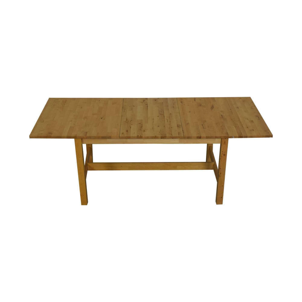 warm steen Oom of meneer 58% OFF - IKEA IKEA Norden Extendable Table / Tables
