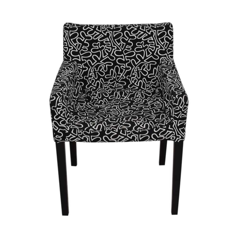 shop Black and White Print Chair  Accent Chairs
