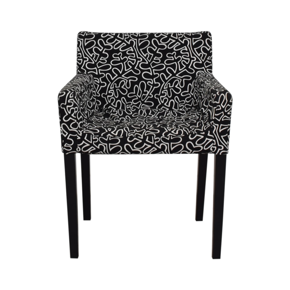 Black and White Print Chair / Accent Chairs