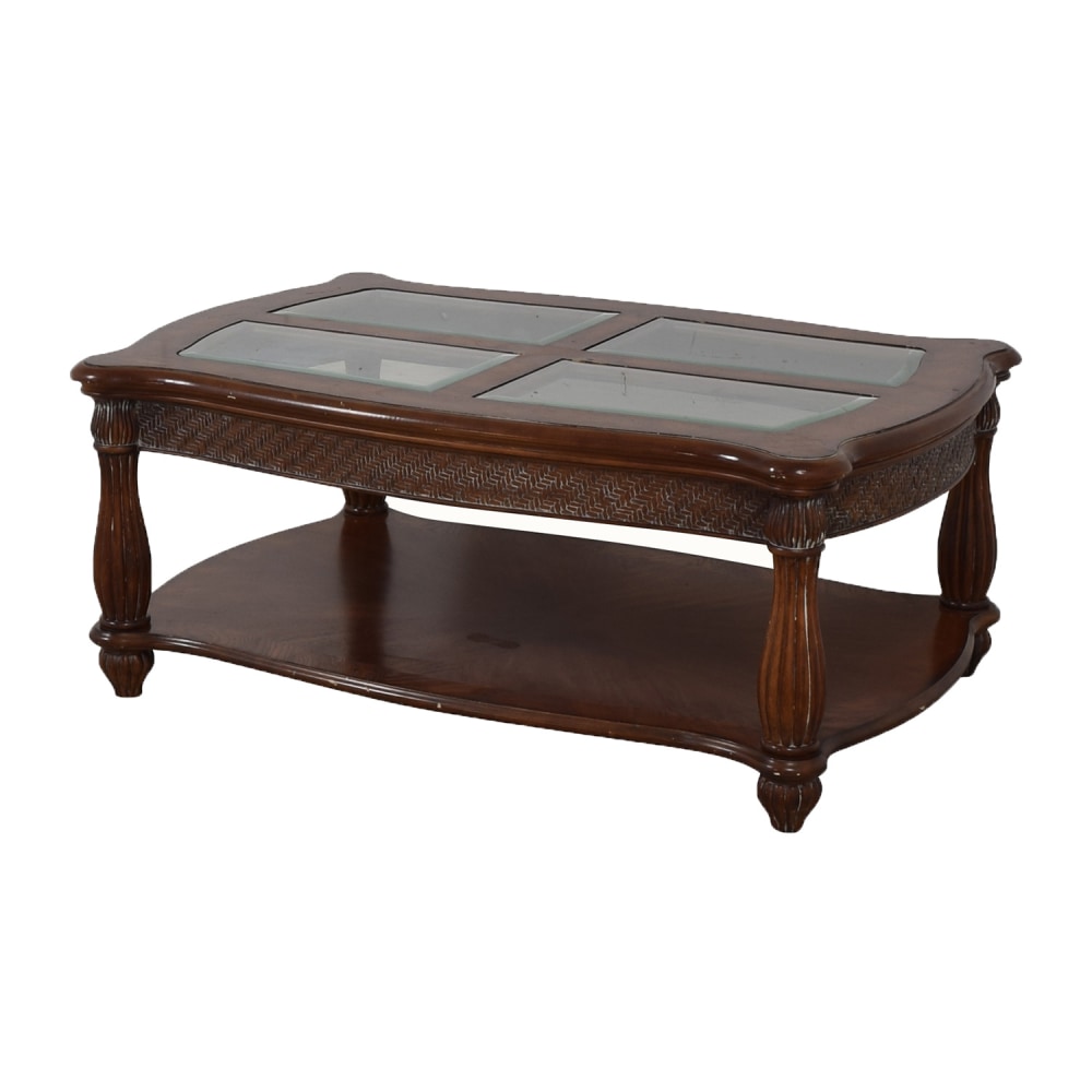 85% OFF - Antique Coffee Table / Tables