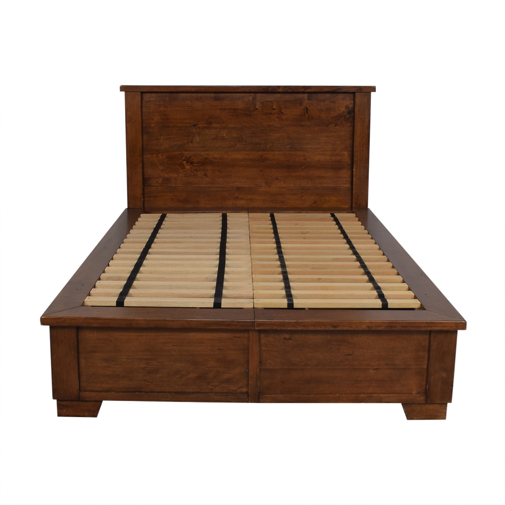 Pottery Barn Sumatra Full Storage Bed 69 Off Kaiyo