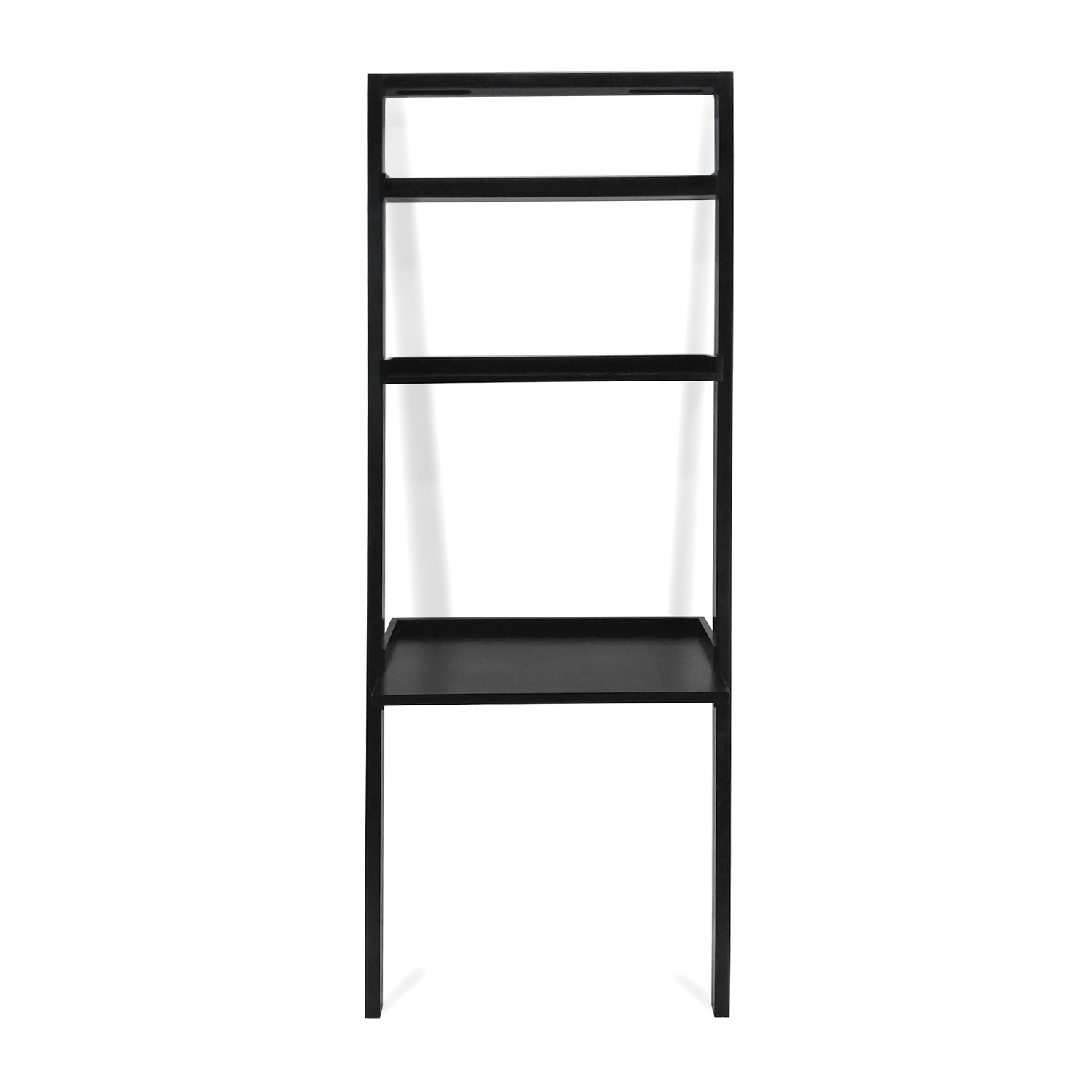 shop Crate and Barrel Leaning Desk with Shelves Crate and Barrel Bookcases & Shelving