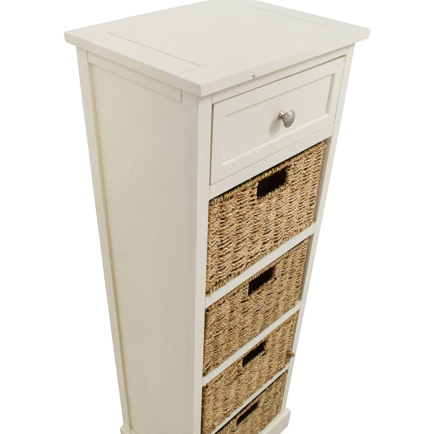 Wicker Basket Storage Cabinets