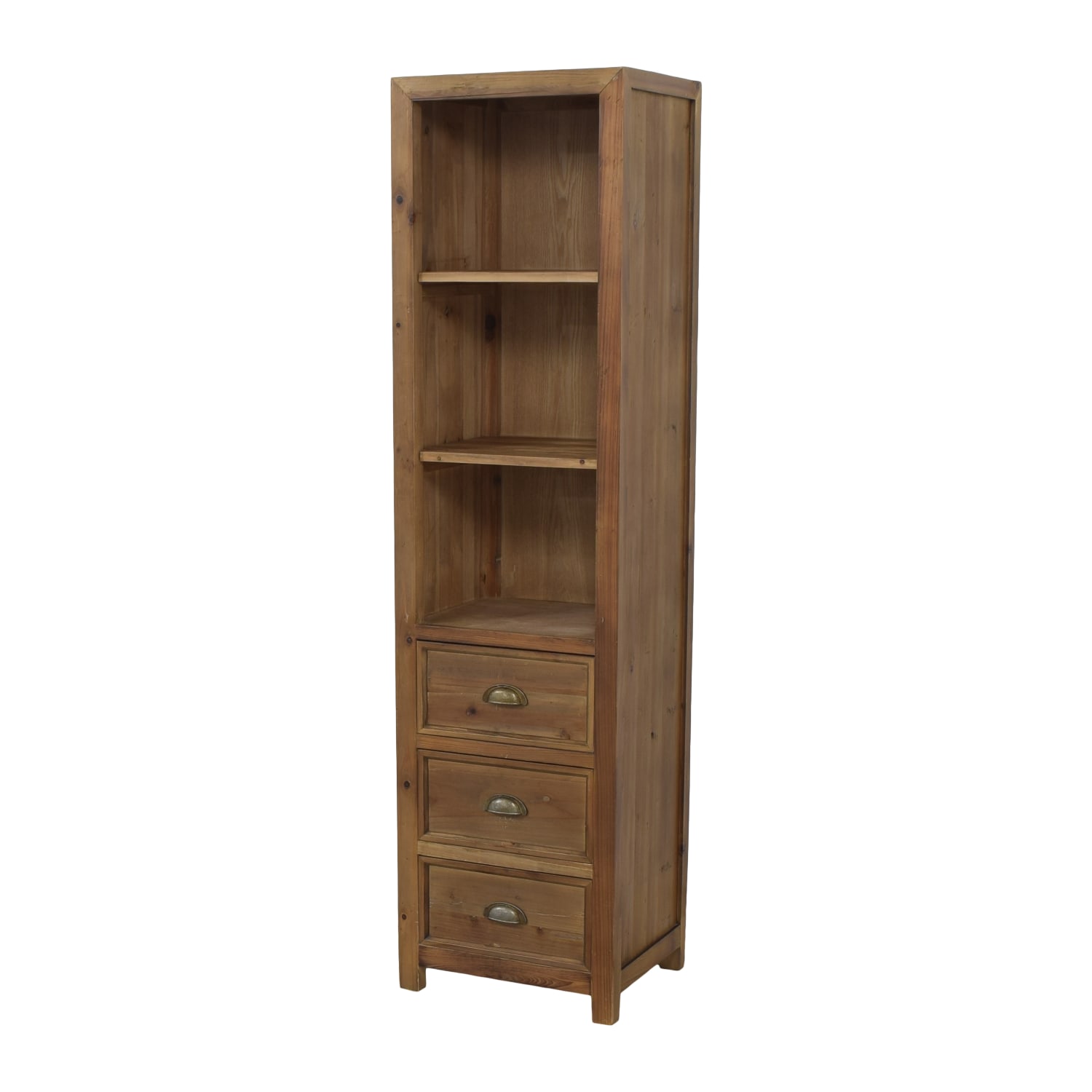 Stone & Beam Bryson Tall Narrow 3-Drawer Bookcase | 21% Off | Kaiyo