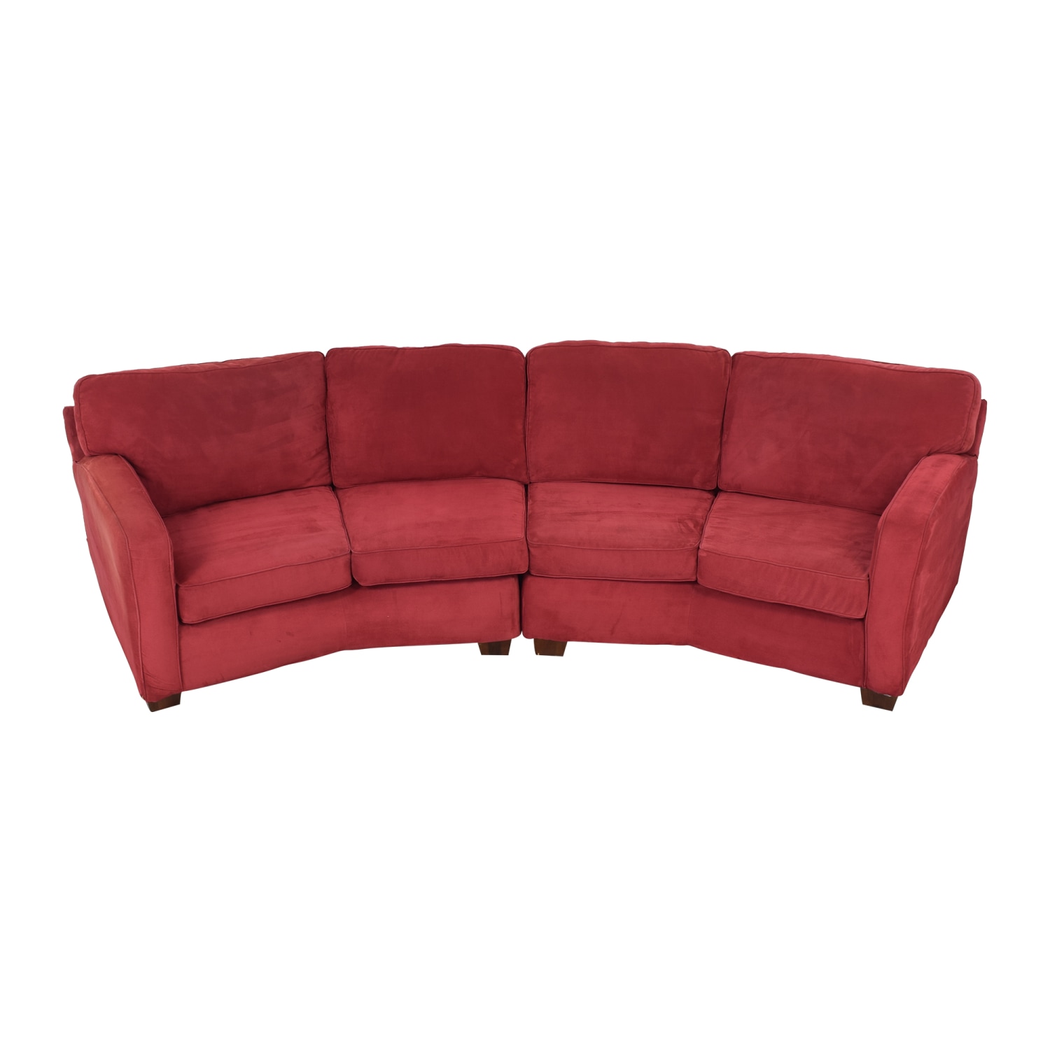 shop United Furniture Curved Sectional Sofa United Furniture Sofas