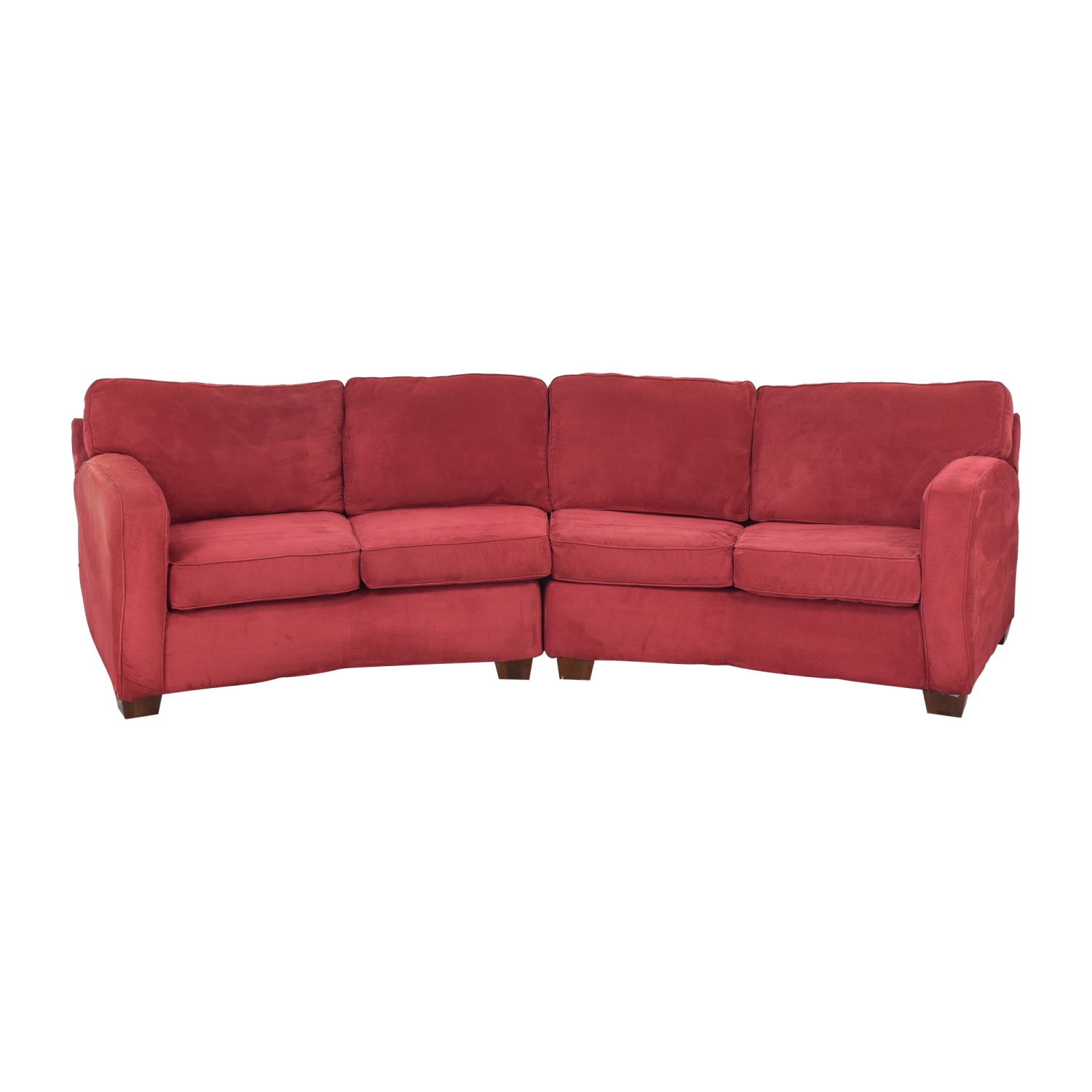 United Furniture United Furniture Curved Sectional Sofa Sectionals