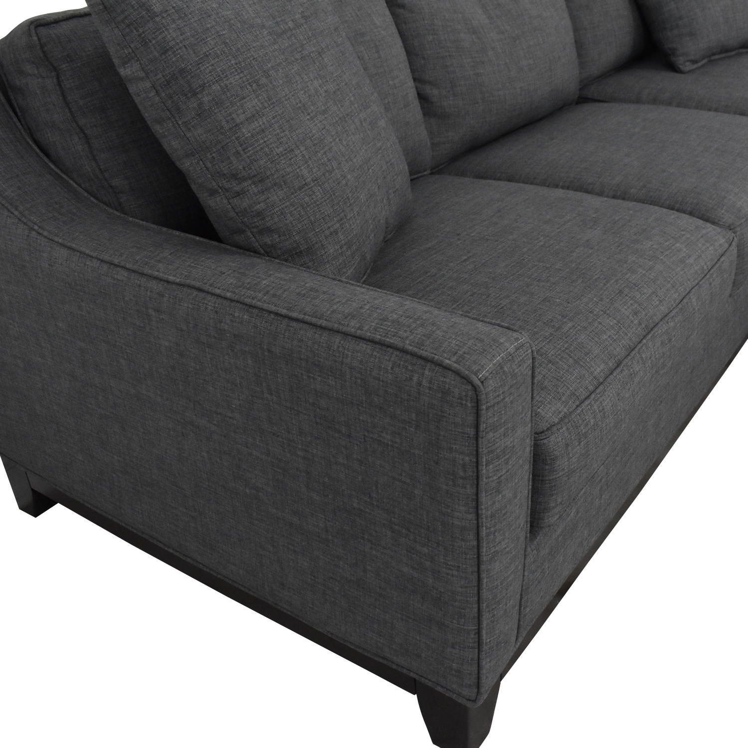 Fabric Reversible Chaise Sectional Sofa