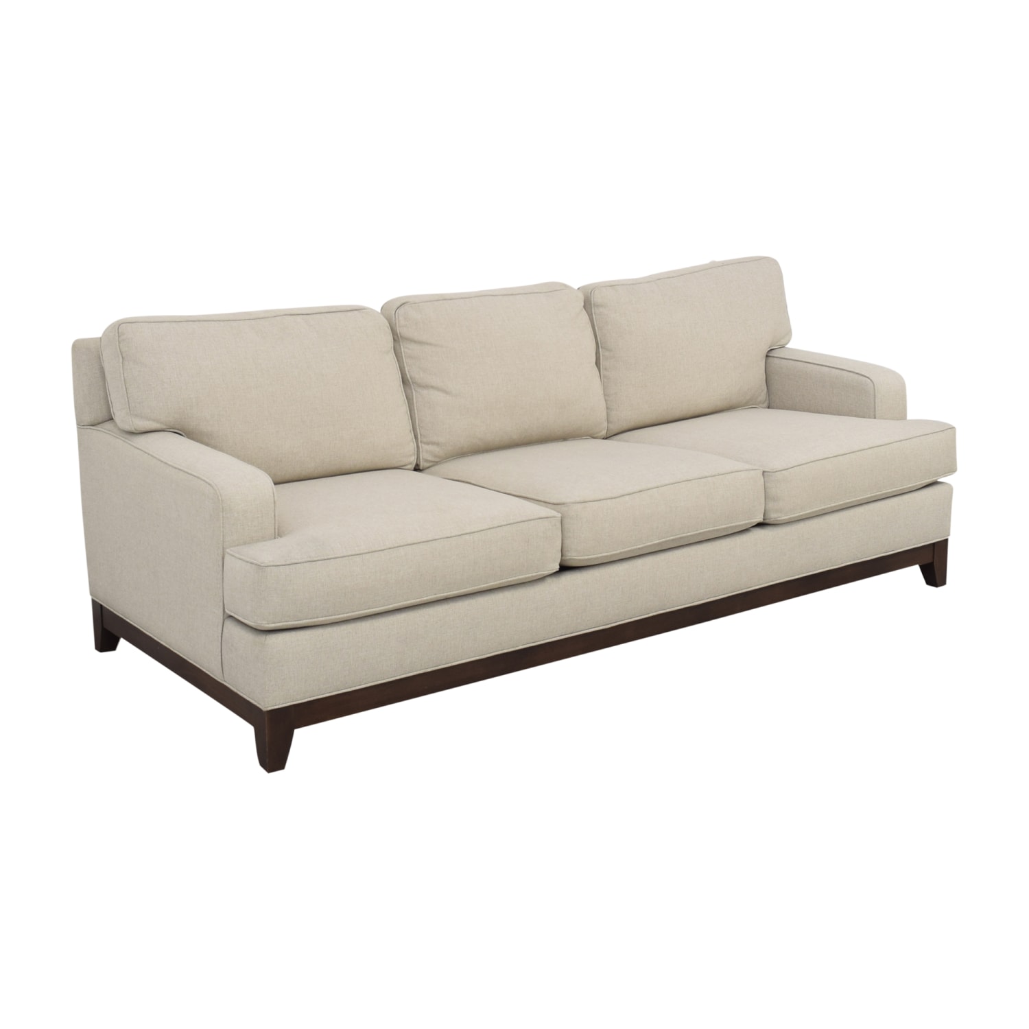 Ethan Allen Arcata Sofa with Ottoman / Sofas