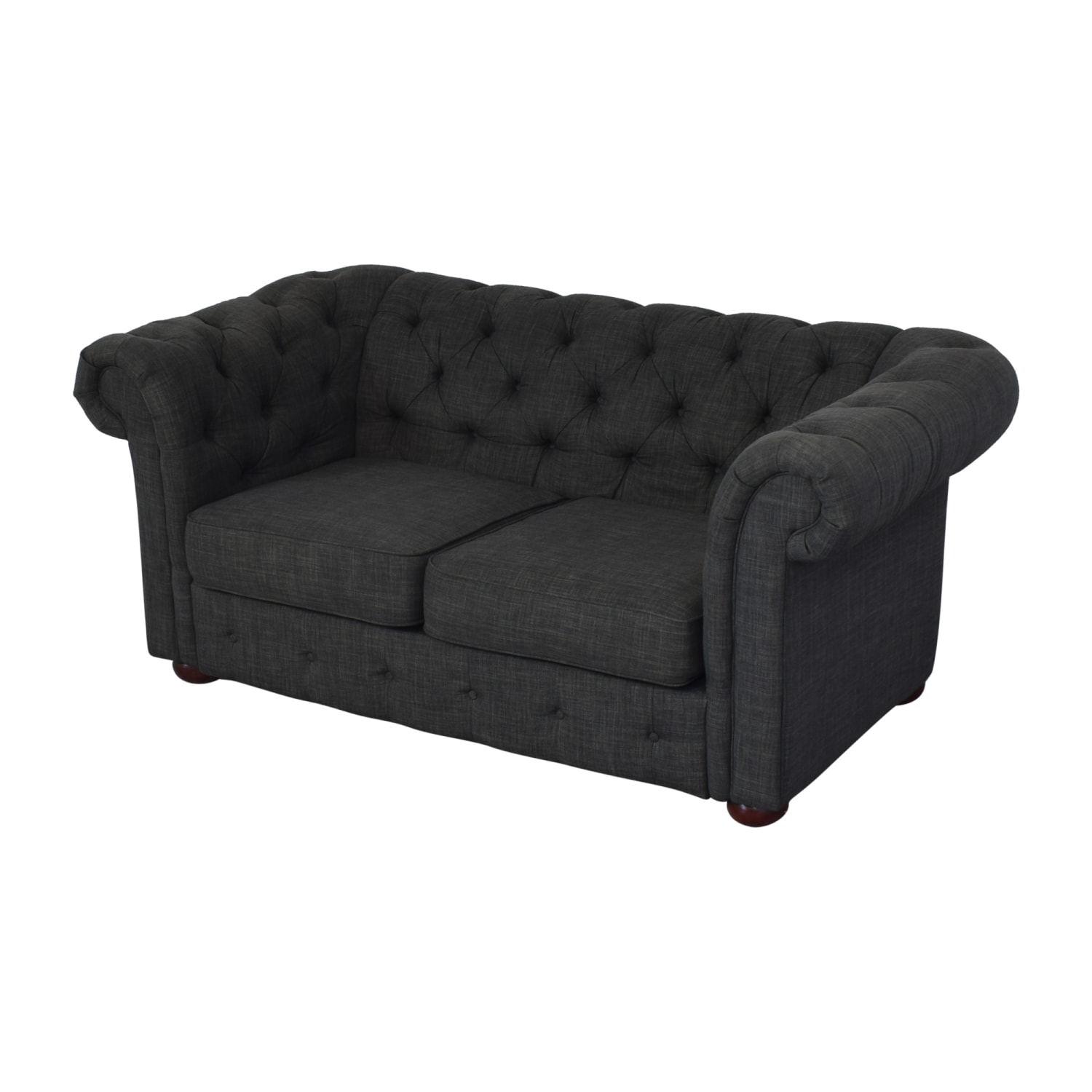 Wayfair Wayfair Rolled Arm Chesterfield Loveseat Sofas