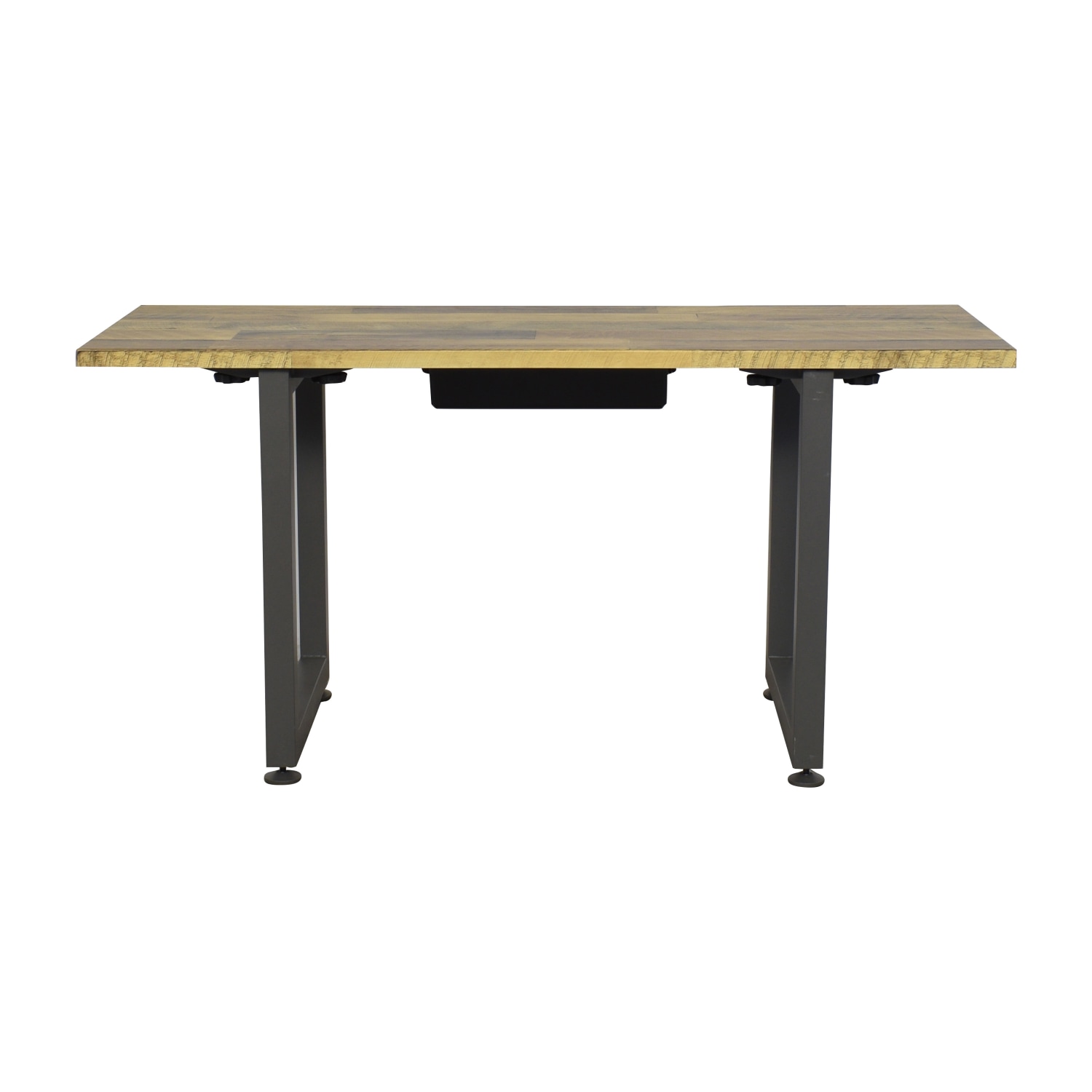 VARIDESK QuickPro - Table - Rectangular - Reclaimed Wood