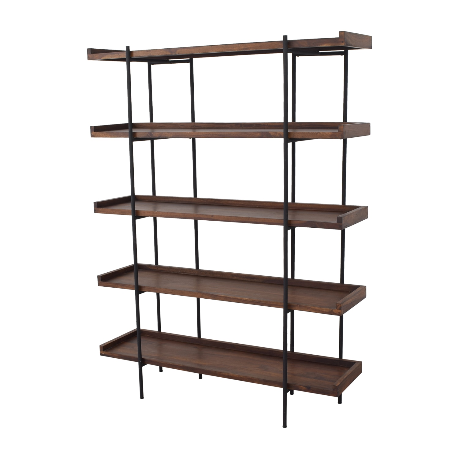 Crate & Barrel Crate & Barrel Beckett Five High Shelf dimensions