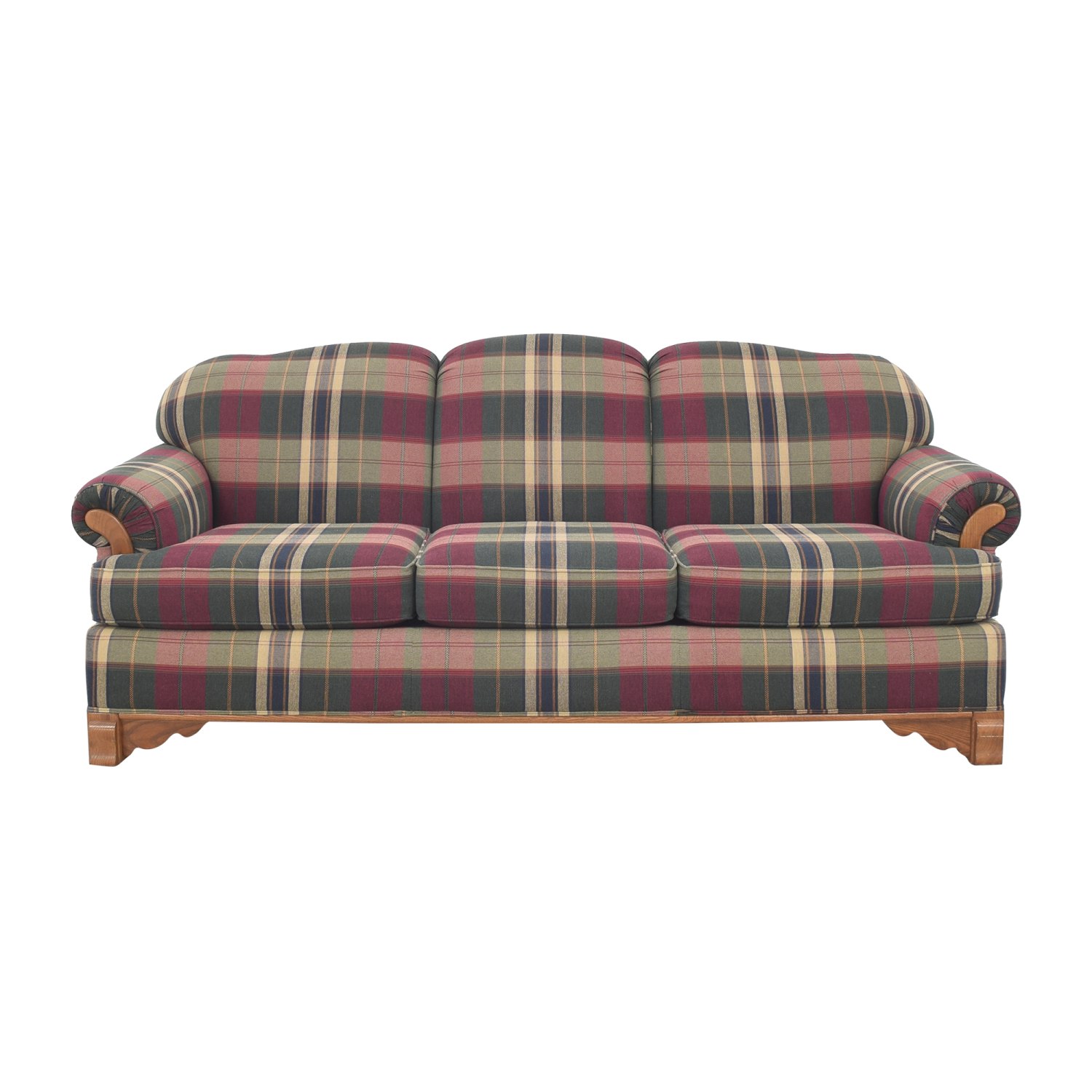 Cochran Plaid Sofa 69 Off Kaiyo