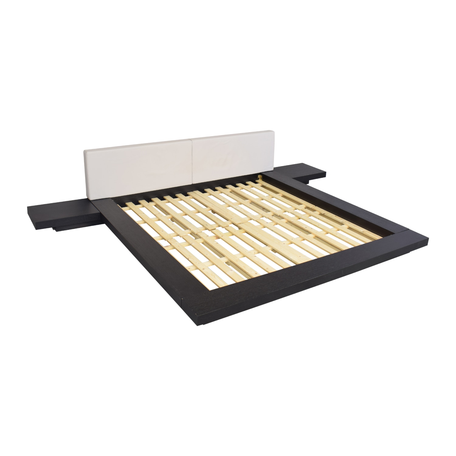 Modloft Worth Ecru Fabric King Platform Bed