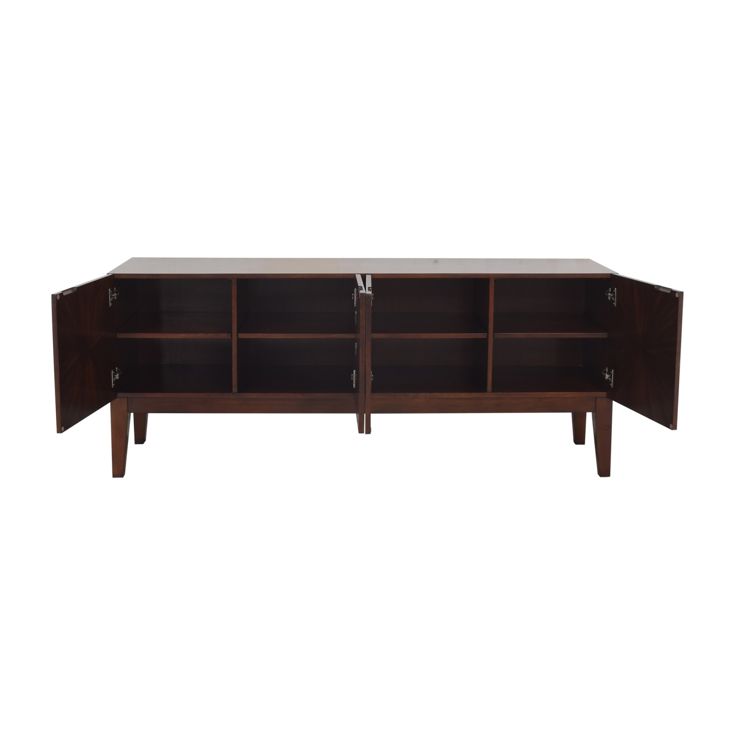 Sonoma Standing Media Cabinet Walnut