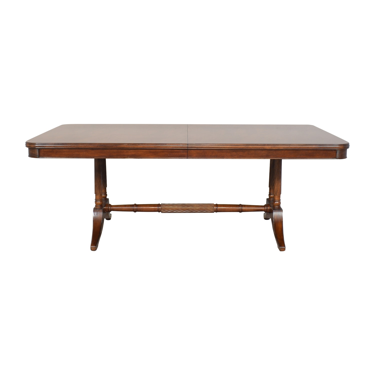 shop Bernhardt Extendable Trestle Dining Table Bernhardt Tables