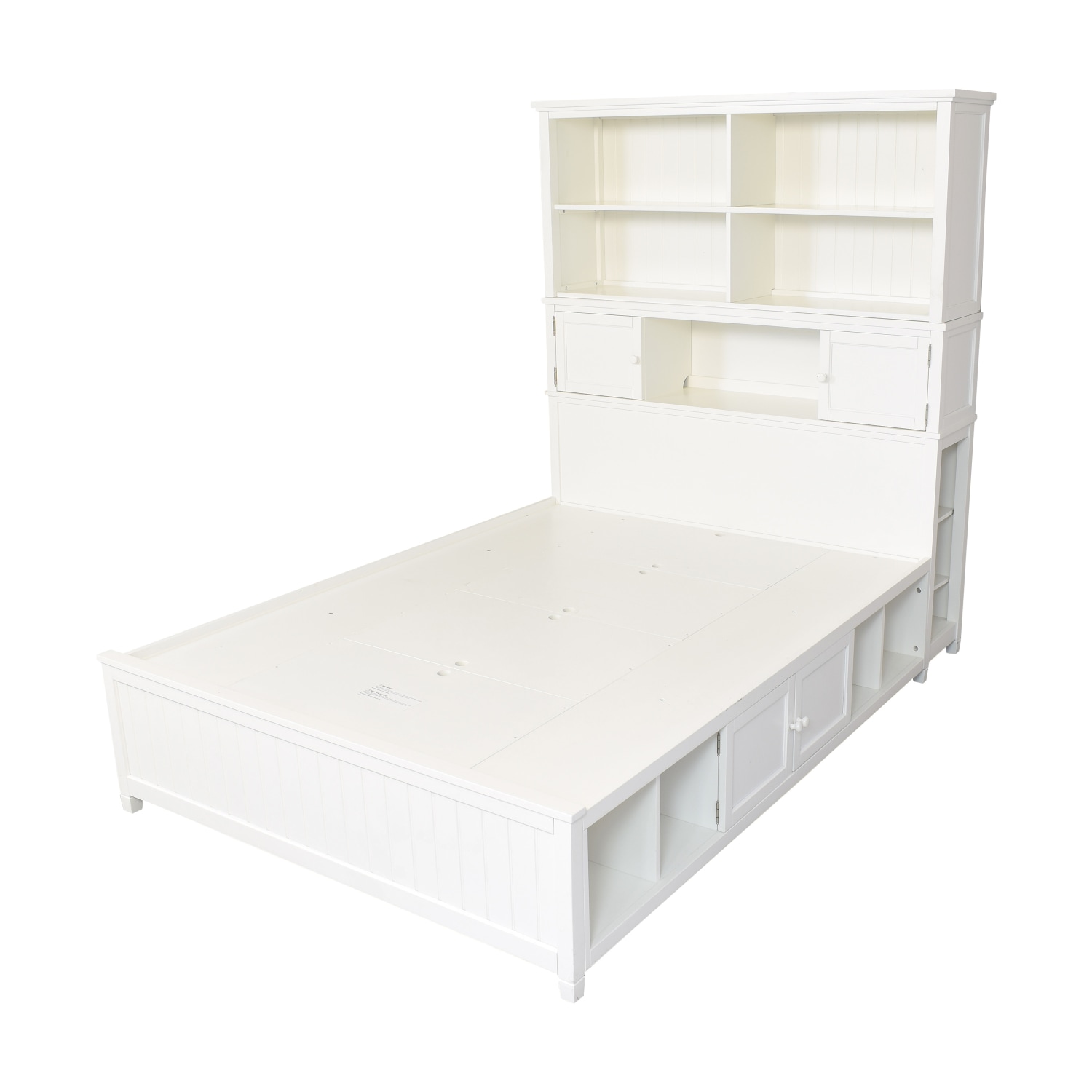 Pottery Barn Teen Beadboard Queen Storage Bed, 35% Off