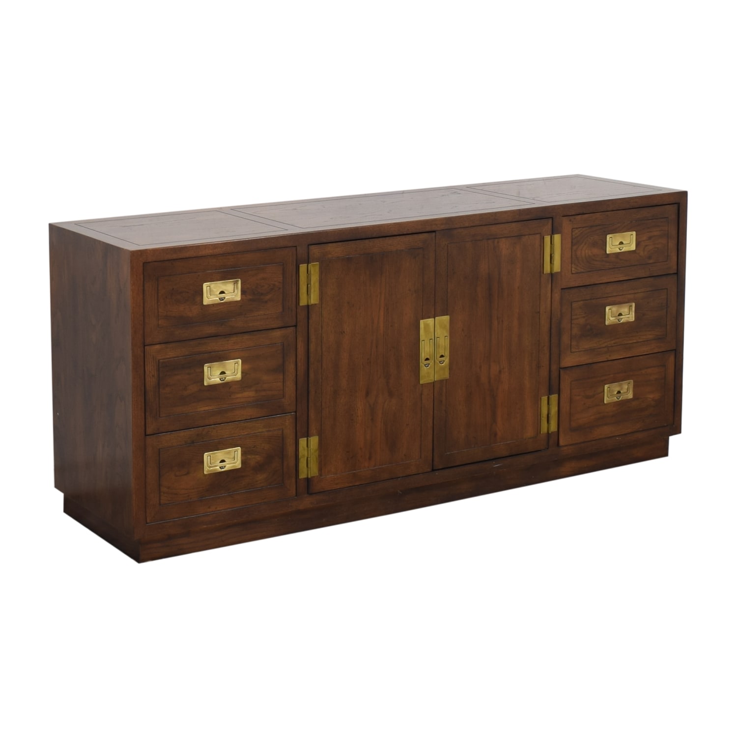 Henredon Furniture Henredon Campaign Style Sideboard ct