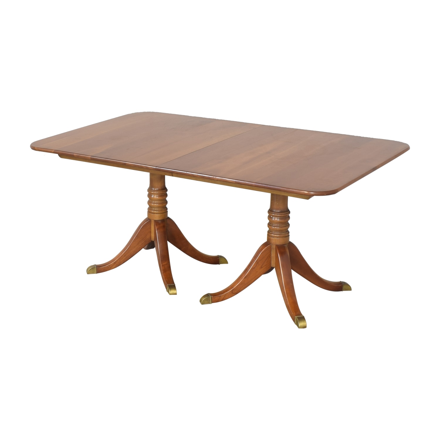 shop Stickley Furniture Stickley Furniture Double Pedestal Extendable Dining Table online