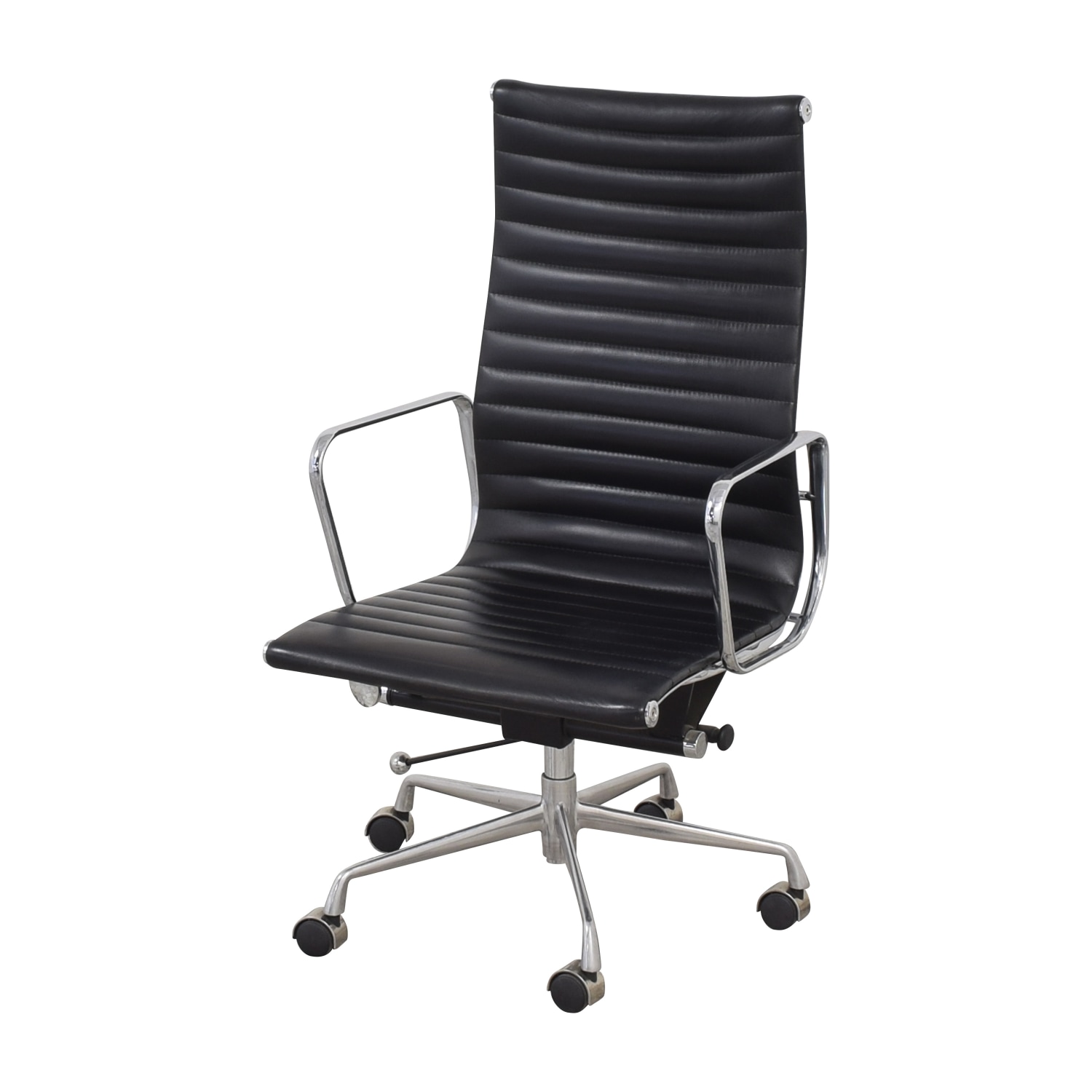  Eames-Style High Back Ribbed Office Chair pa