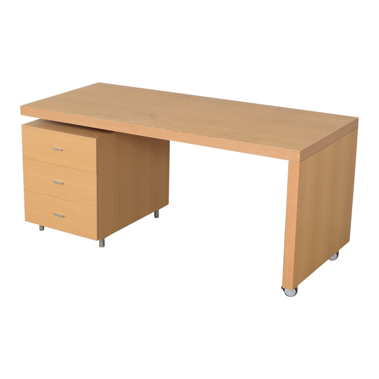 Ligne Roset Ligne Roset Cineline Desk with Rotating Pedestal nj