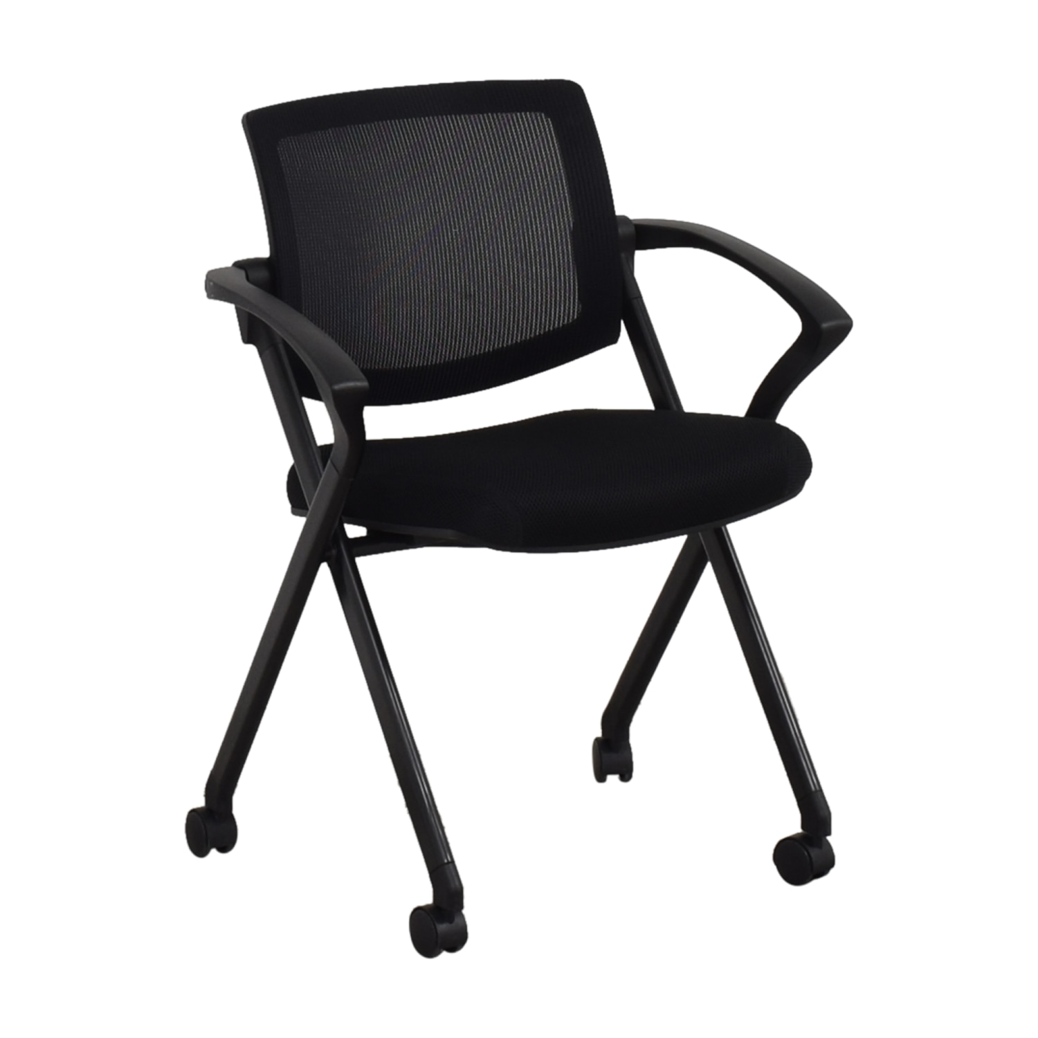 Offices to Go Mesh Back Flip Seat Nesting Chair | 84% Off | Kaiyo