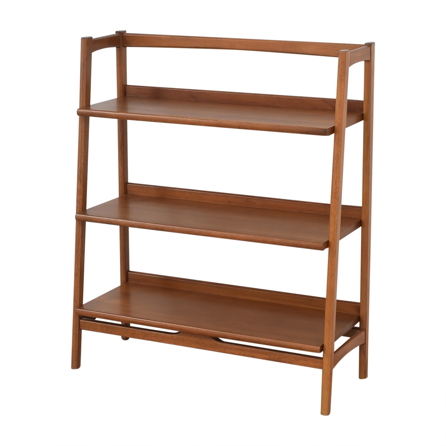 Mid-Century Modular 3-Tier Wide Shelf