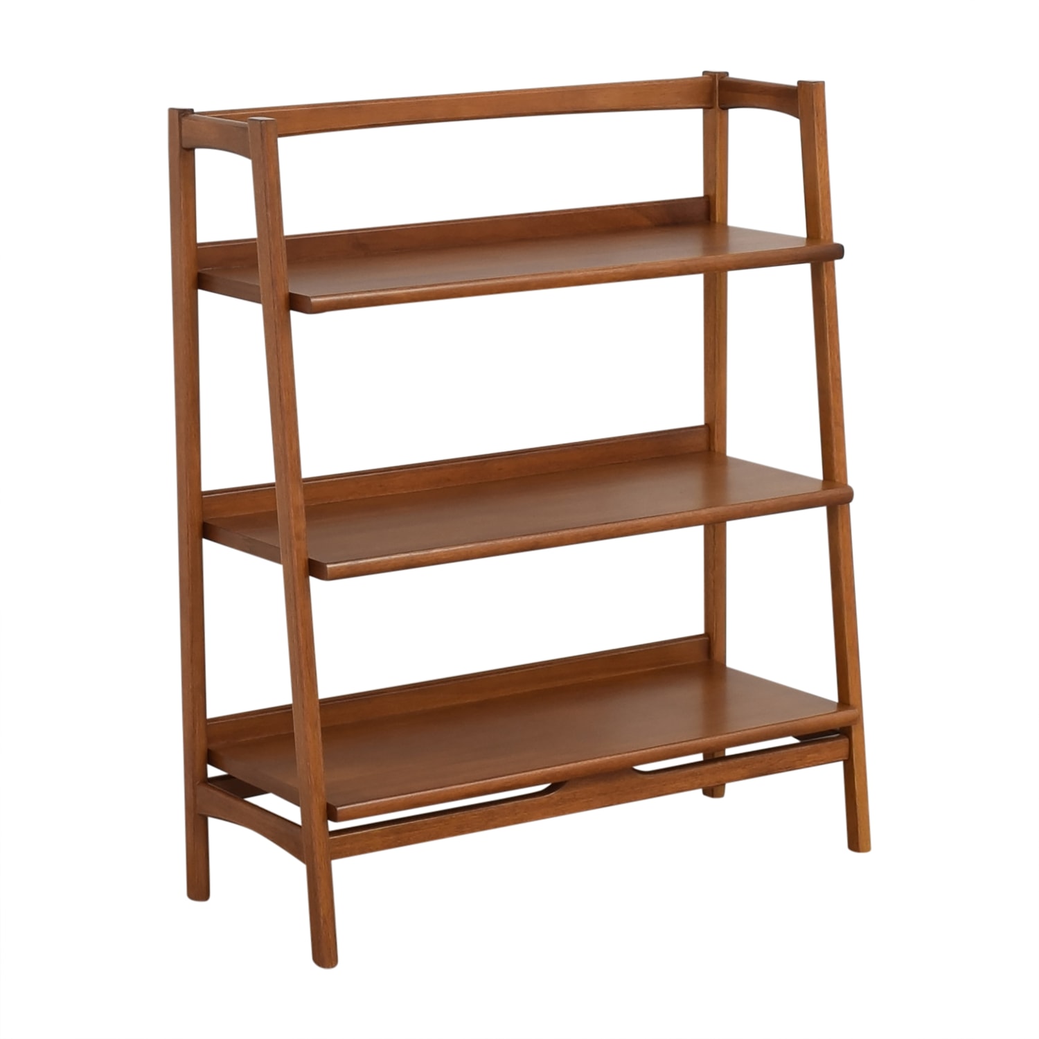 Mid-Century Modular 3-Tier Wide Shelf