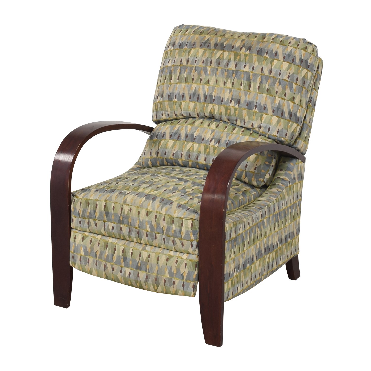 Raymour & Flanigan Raymour & Flanigan Patterned Recliner for sale