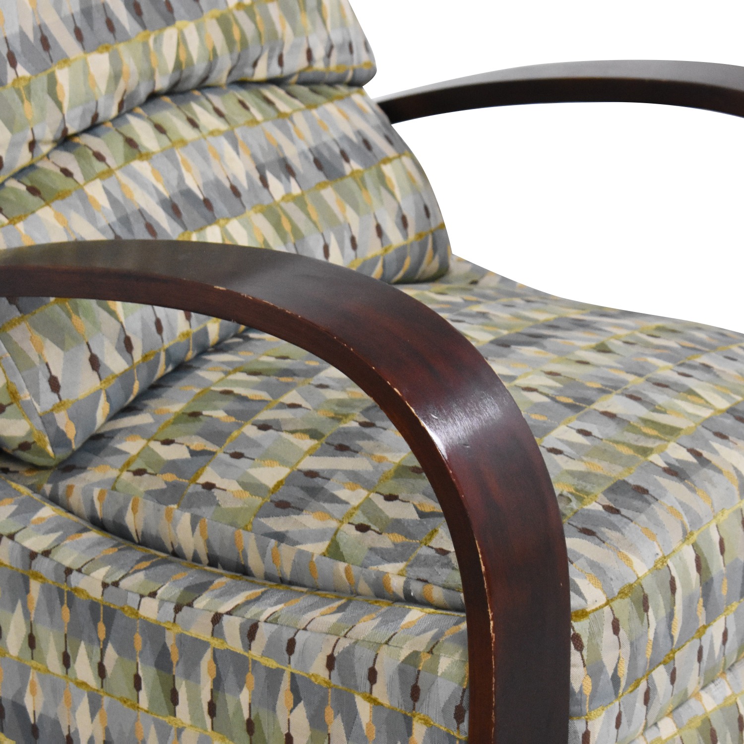 Raymour & Flanigan Raymour & Flanigan Patterned Recliner on sale