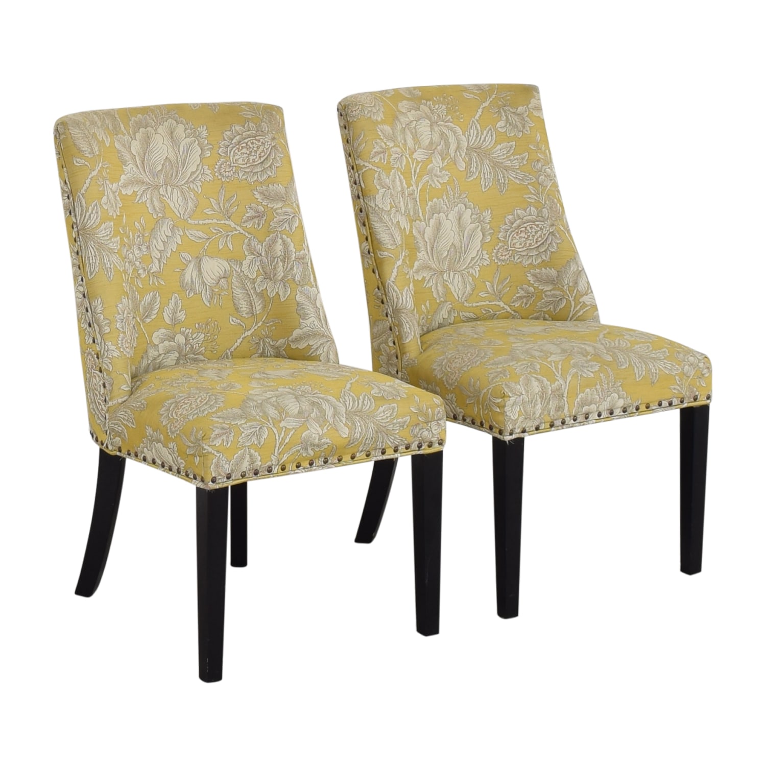 Pier 1 Corinne Floral Dining Chairs | 44% Off | Kaiyo