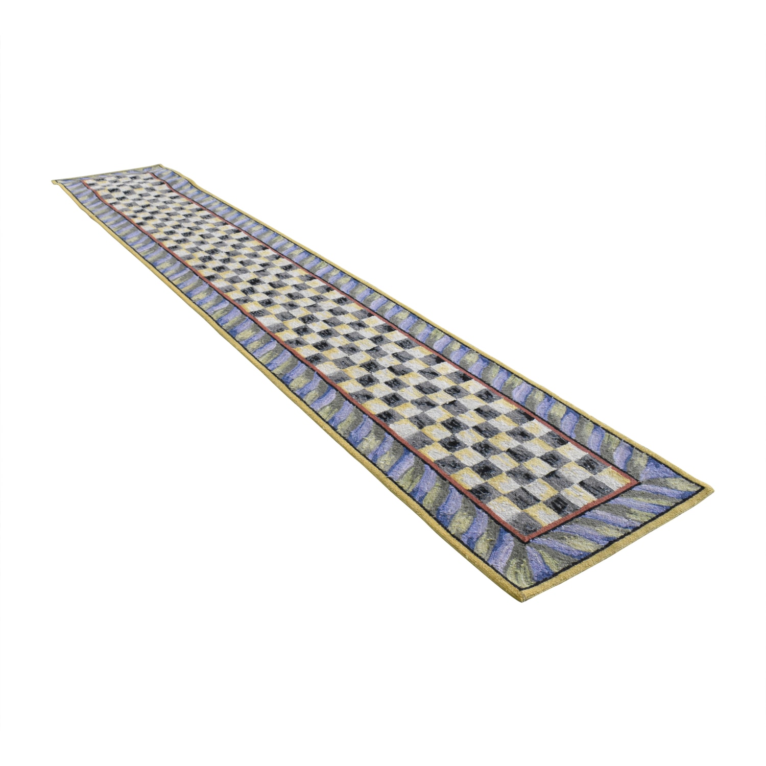 MacKenzie-Childs  Courtly Check Double Door Entrance Mat