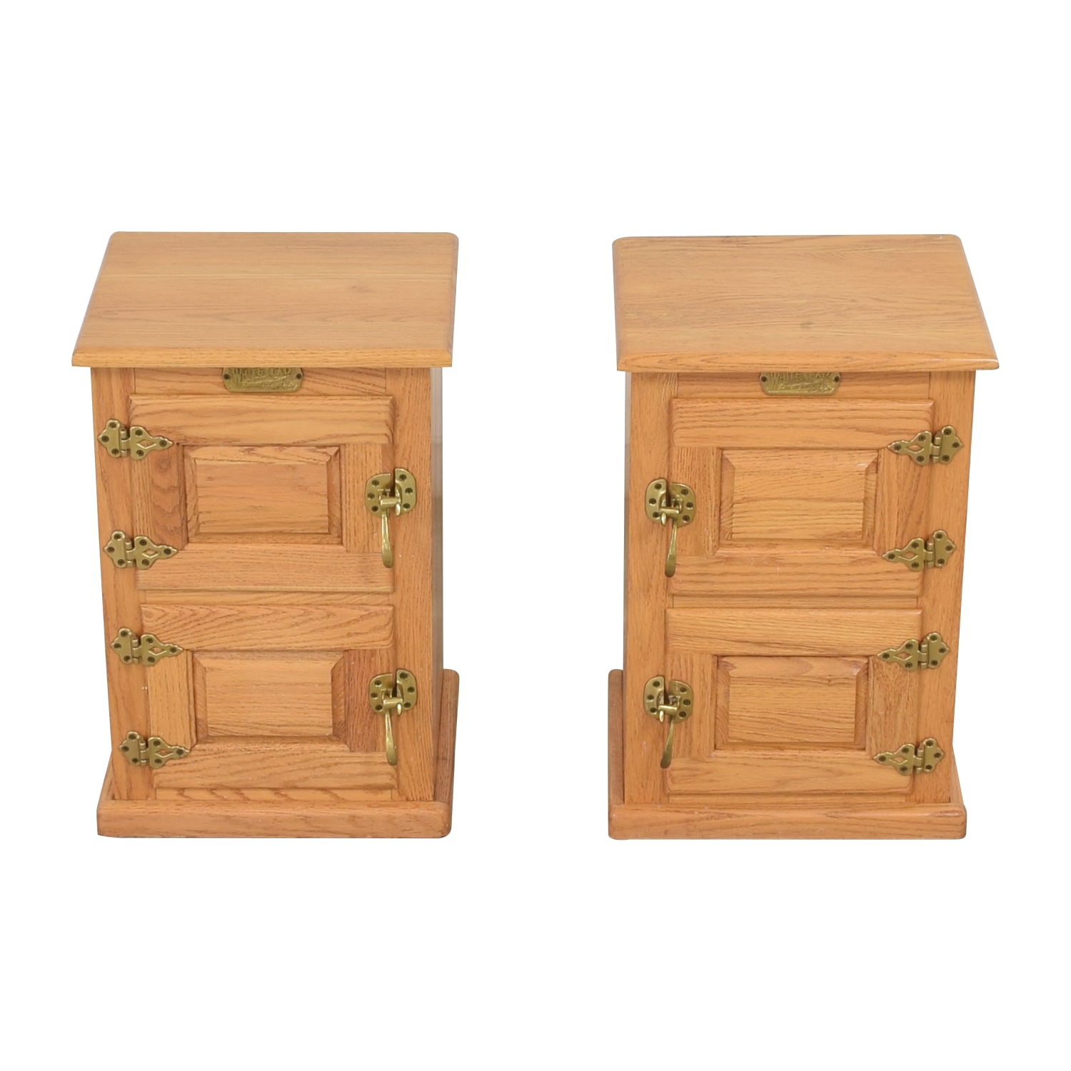 shop Lawless Hardware Lawless Hardware White Clad Ice Box End Tables online
