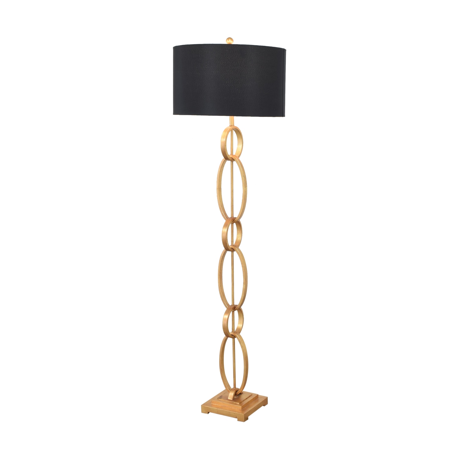 Uttermost Floor Lamps 28089-1 Vardar Curved Brass Floor Lamp, Wayside  Furniture & Mattress