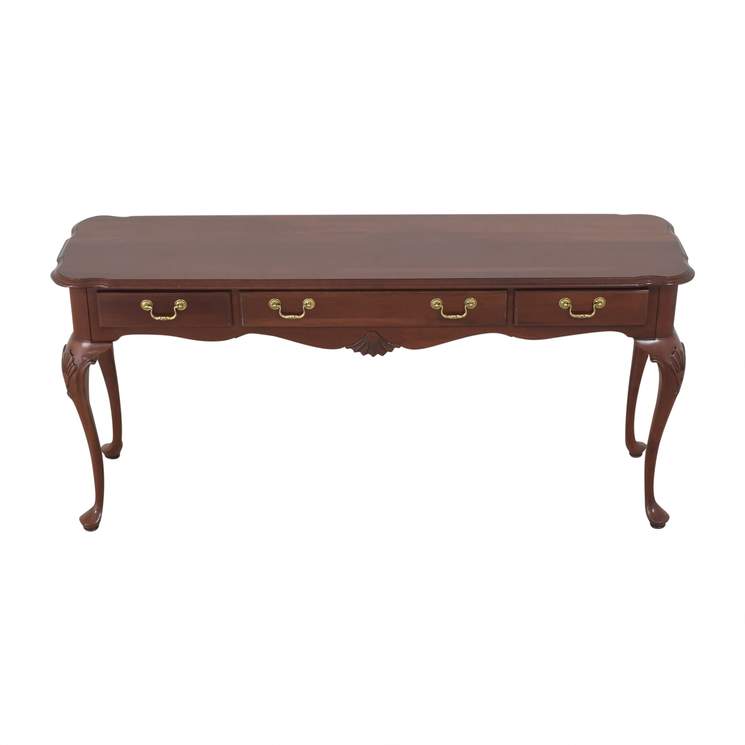 Ethan Allen Ethan Allen Georgian Court Sofa Table brown 