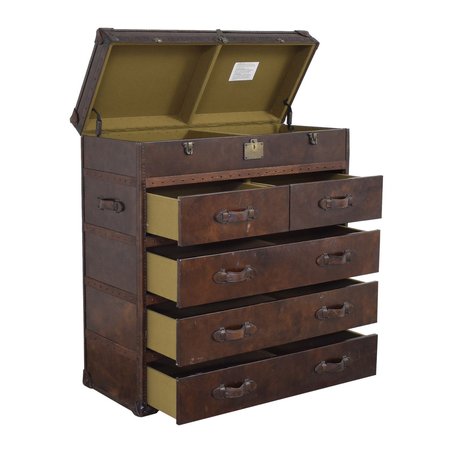 Restoration Hardware Mayfair Steamer Trunk Chest, 55% Off