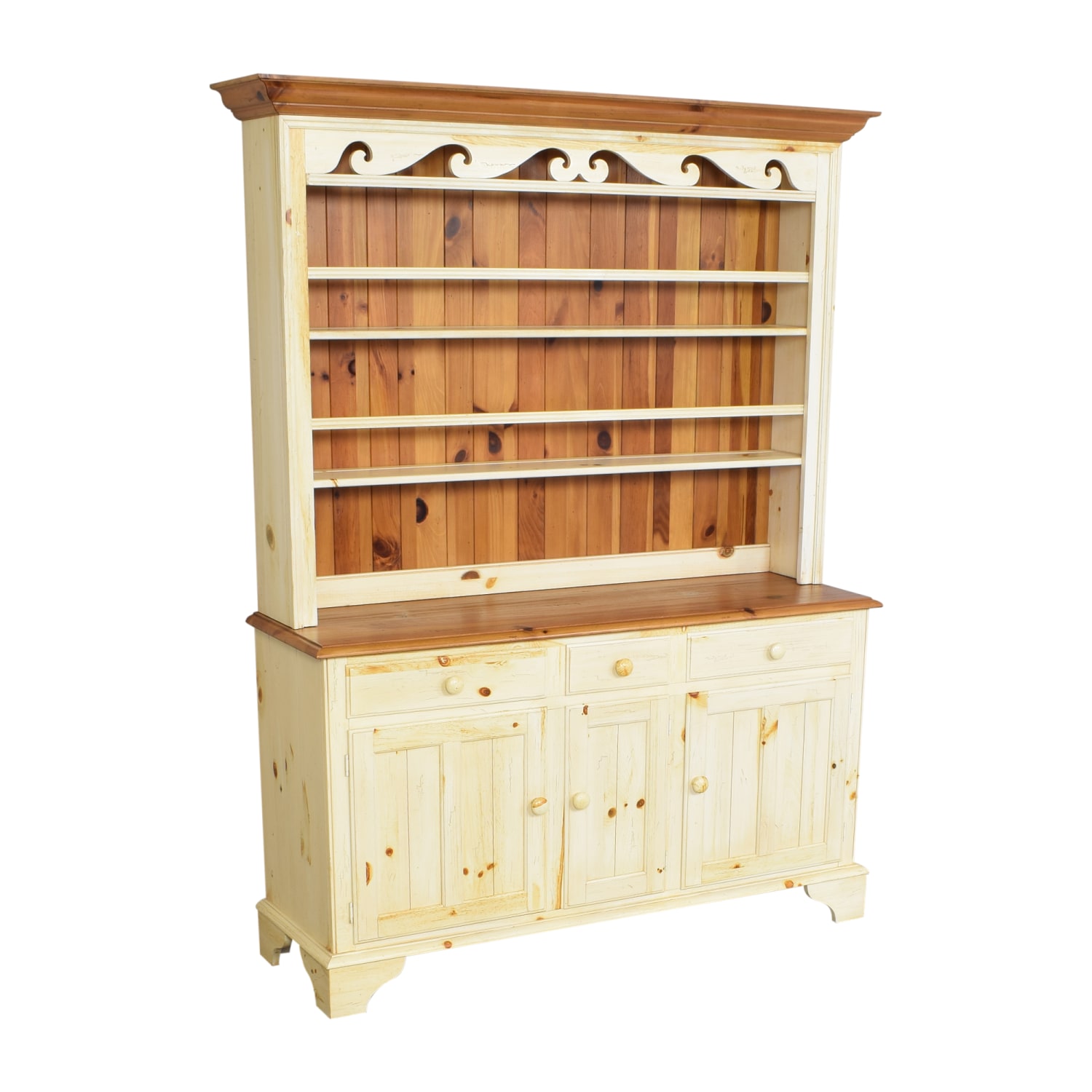 Ethan Allen Ethan Allen Farmhouse Cabinet with Hutch coupon