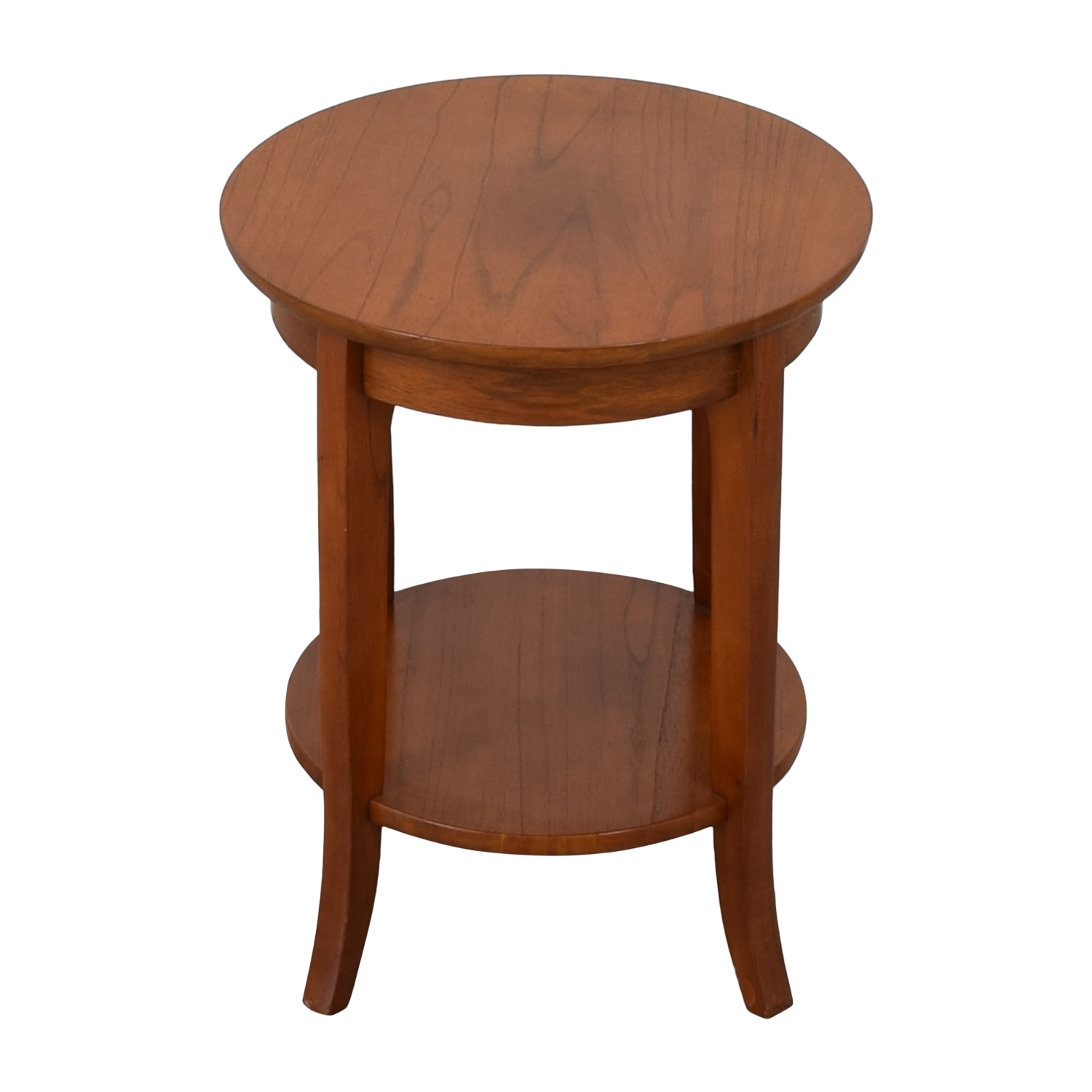 Chloe Tall Mahogany Side Table - World Market