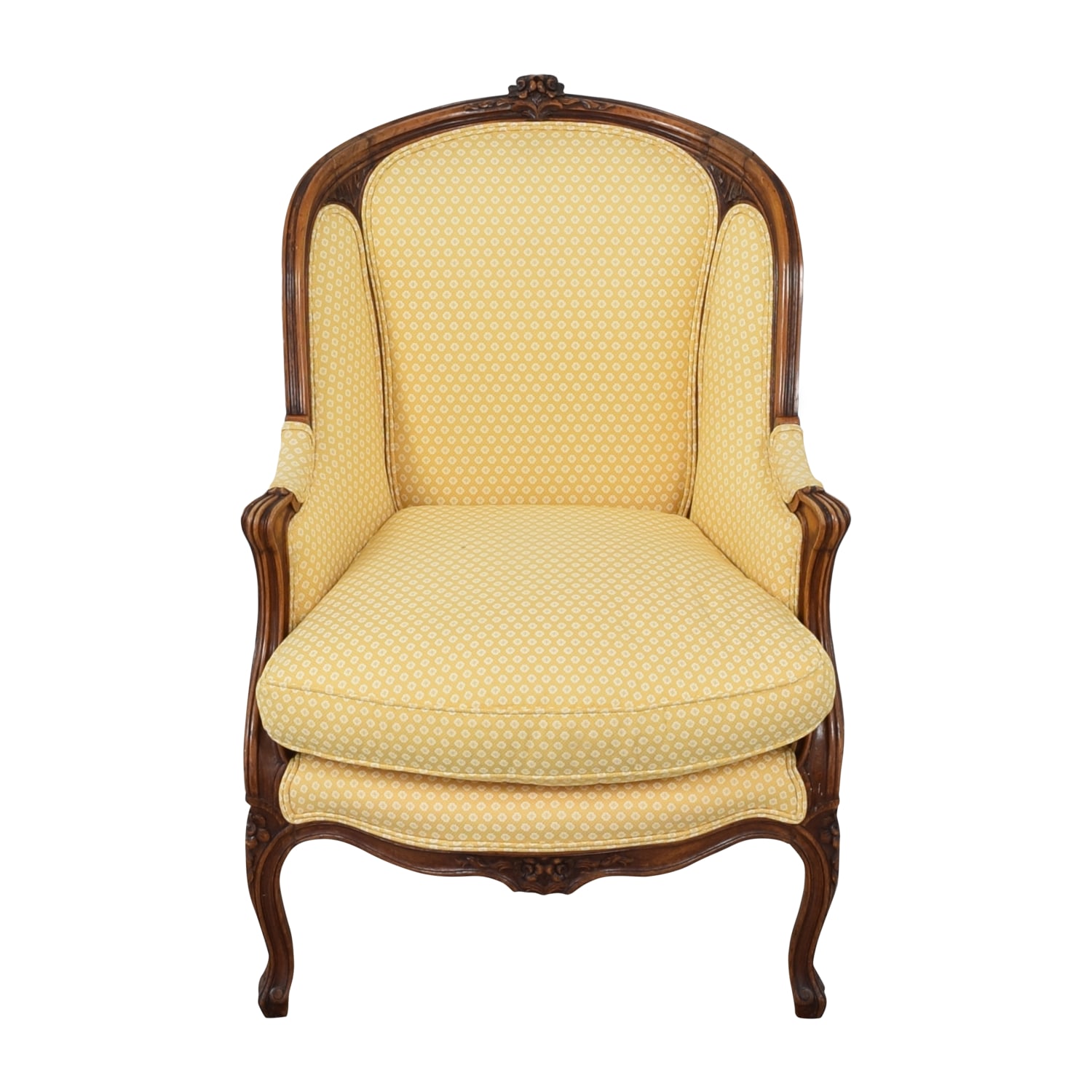 Carved French-Style Arm Chair, 75% Off