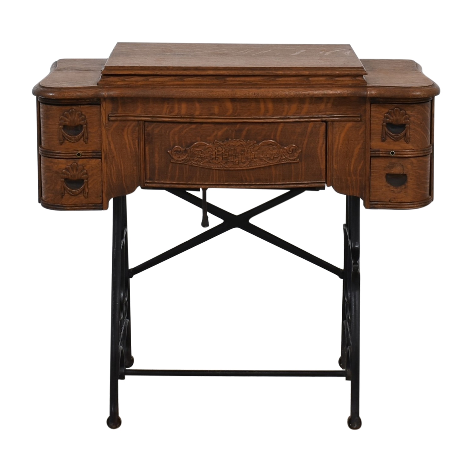 Antique Chair & Sewing Machine Desk – Giving It Away Today